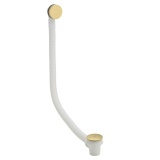 Product Cut out image of the Crosswater MPRO Brushed Brass Bath Click-Clack Waste
